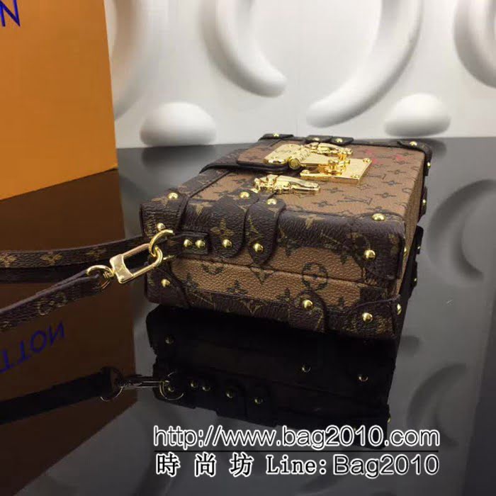 路易威登LV頂級原單Petite Malle手袋 M44154小號箱包 YDH2049